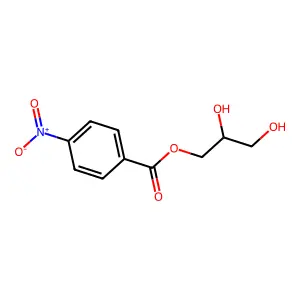 2,3-Dihydroxypropyl 4-nitrobenzoate structure