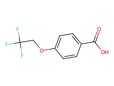 4-(2,2,2-Trifluoroethoxy)benzoic acid structure