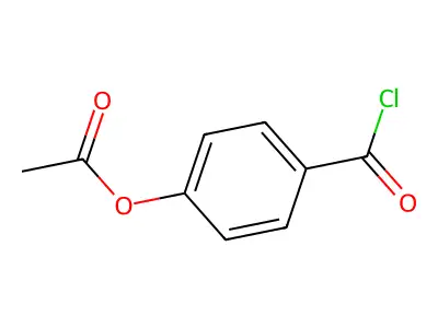 p-Acetoxybenzoyl chloride structure