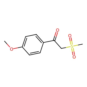 2-(Methanesulfonyl)-1-(4-methoxyphenyl)ethan-1-one structure