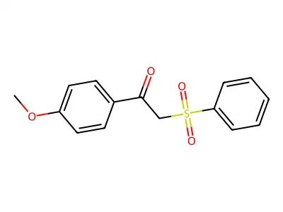 4'-Methoxy-2-(phenylsulfonyl)acetophenone structure