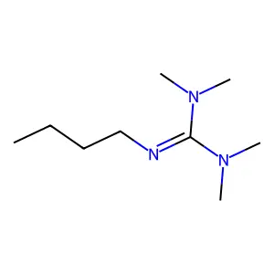 N''-Butyl-N,N,N',N'-tetramethyl-guanidine structure