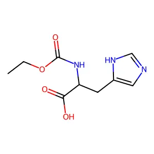 N-Carbethoxyhistidine structure