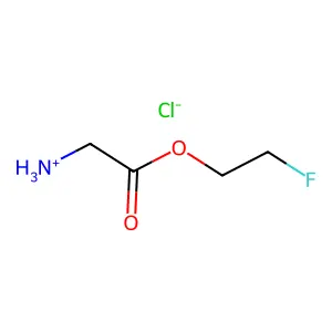 2-氟乙基甘氨酸盐酸盐 structure