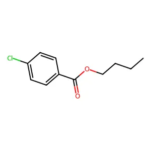 Butyl 4-chlorobenzoate structure