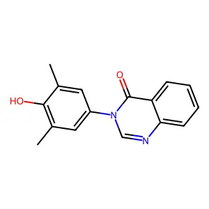 4(3H)-Quinazolinone, 3-(3,5-dimethyl-4-hydroxyphenyl)- structure