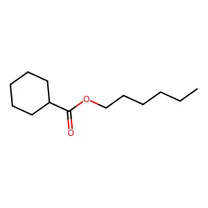 Hexyl cyclohexanecarboxylate structure