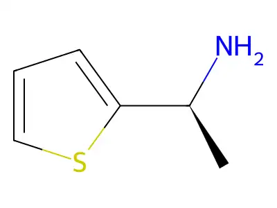 (alphaR)-alpha-Methyl-2-thiophenemethanamine structure