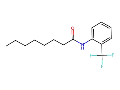 N-(2-(Trifluoromethyl)phenyl)octanamide structure