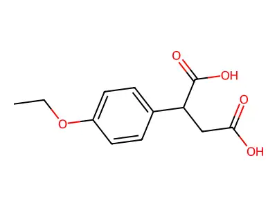 2-(4-ethoxyphenyl)butanedioic Acid structure