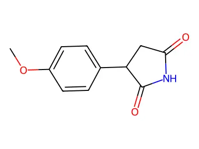 3-(4-Methoxyphenyl)pyrrolidine-2,5-dione structure