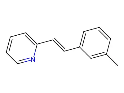 Pyridine, 2-(1-(3-methylphenyl)ethenyl)- structure