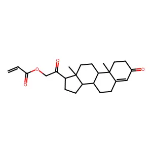 21-Acryloxyprogesterone structure