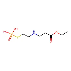 1-Oxa-3-azaspiro(4.4)nonane-3-carboxylic acid, 2-oxo-, 2-dimethylaminoethyl ester, hydrochloride structure