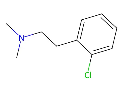 2-(2-氯苯基)-N,N-二甲基乙胺 structure