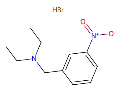 Diethyl(3-nitrobenzyl)amine structure