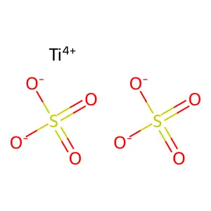 硫酸钛 structure