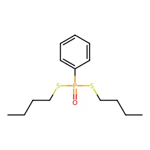 S,S-dibutyl phenylphosphonodithioate structure