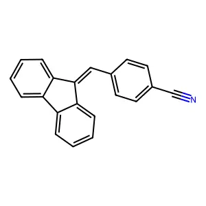 4-(9H-Fluoren-9-ylidenemethyl)benzonitrile structure