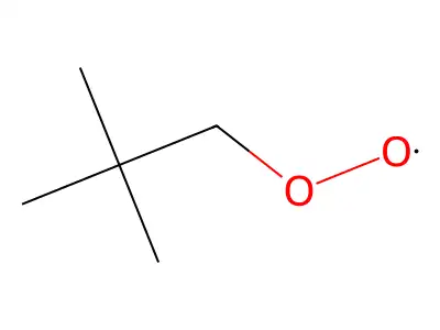 Propyldioxy, 2,2-dimethyl- structure