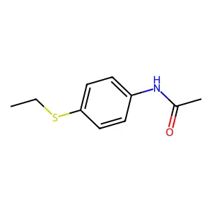 N-(4-(乙硫基)苯基)乙酰胺 structure