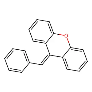 9-Benzylidenexanthene structure
