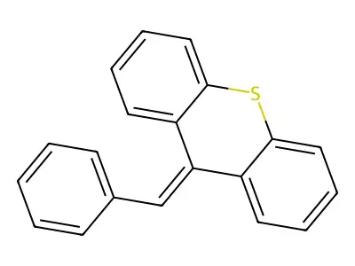 9-Benzylidenethioxanthene structure