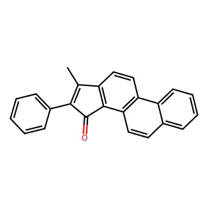 15H-Cyclopenta(a)phenanthren-15-one, 17-methyl-16-phenyl- structure