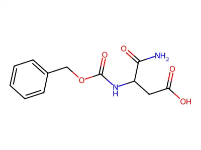 3-{[(Benzyloxy)carbonyl]amino}-3-carbamoylpropanoic acid structure