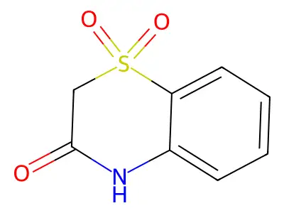 2H-1,4-Benzothiazin-3(4H)-one 1,1-dioxide structure