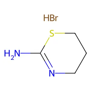 2-amino-5,6-dihydro-4H-1,3-thiazine hydrobromide structure