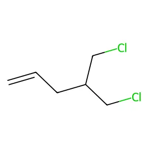1-Pentene, 5-chloro-4-(chloromethyl)- structure