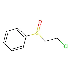 ((2-Chloroethyl)sulphinyl)benzene structure