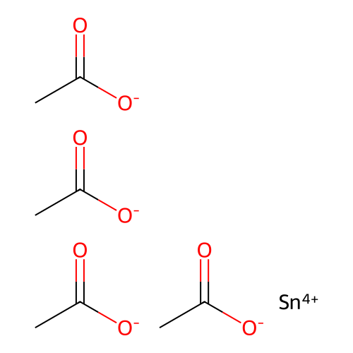 四乙酸锡 structure
