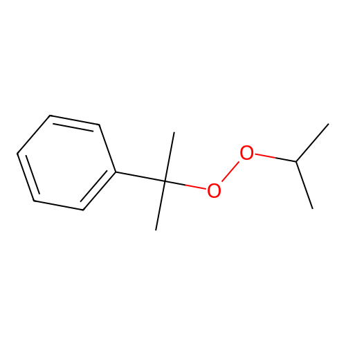Peroxide, 1-methylethyl 1-methyl-1-phenylethyl structure