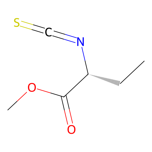 methyl (2R)-2-isothiocyanatobutanoate structure