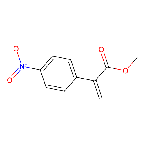 Methyl 2-(4-nitrophenyl)acrylate structure