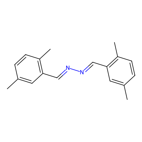 1-(2,5-dimethylphenyl)-N-[(2,5-dimethylphenyl)methylideneamino]methanimine structure