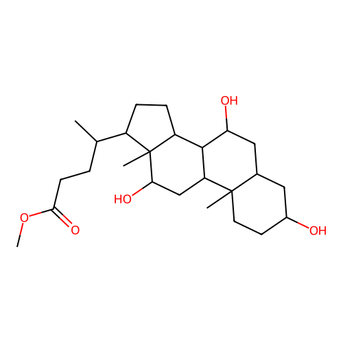 Methyl cholate structure