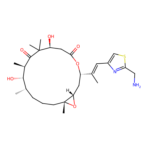 21-Aminoepothilone B structure