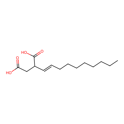 2-(1-Decen-1-yl)butanedioic acid structure