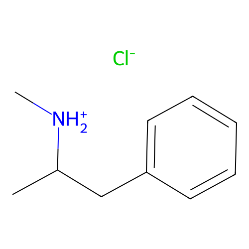 Methyl(1-phenylpropan-2-yl)azanium;chloride structure