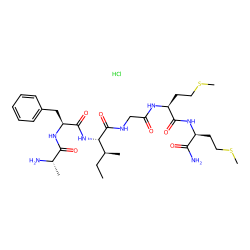 C30H49N7O6S2.ClH structure
