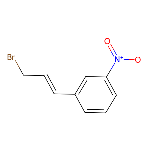 1-[(E)-3-bromo-1-propenyl]-3-nitrobenzene structure