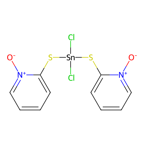 IUPAC: Dichlorotin; 1-oxidopyridine-6-thiolate structure