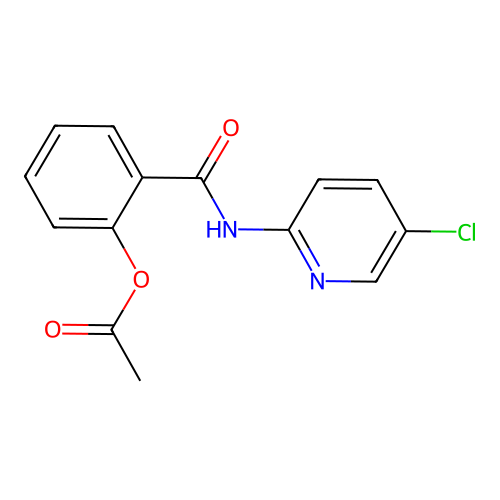 2-Acetoxy-n-(5-chloropyridin-2-yl)benzamide structure