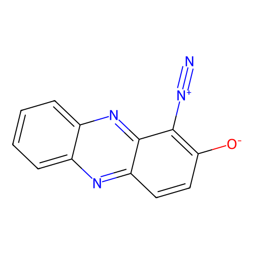 1-Diazophenazin-2-one structure
