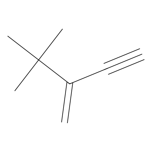 4,4-Dimethyl-3-methylidenepent-1-yne structure
