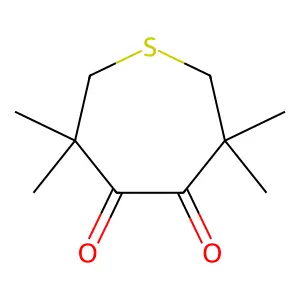 4,5-Thiepanedione, 3,3,6,6-tetramethyl- structure