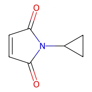 1-cyclopropyl-1H-pyrrole-2,5-dione structure